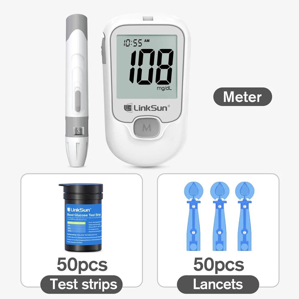 Linksun Blood Glucose Meter G4253 Glucometer Kit