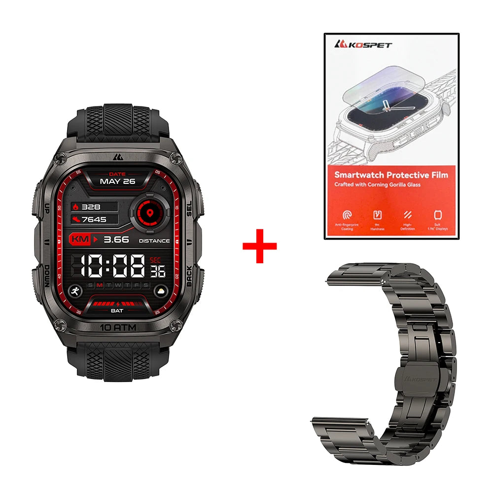 KOSPET Tank M4 Smartwatch With GPS And Offline Maps