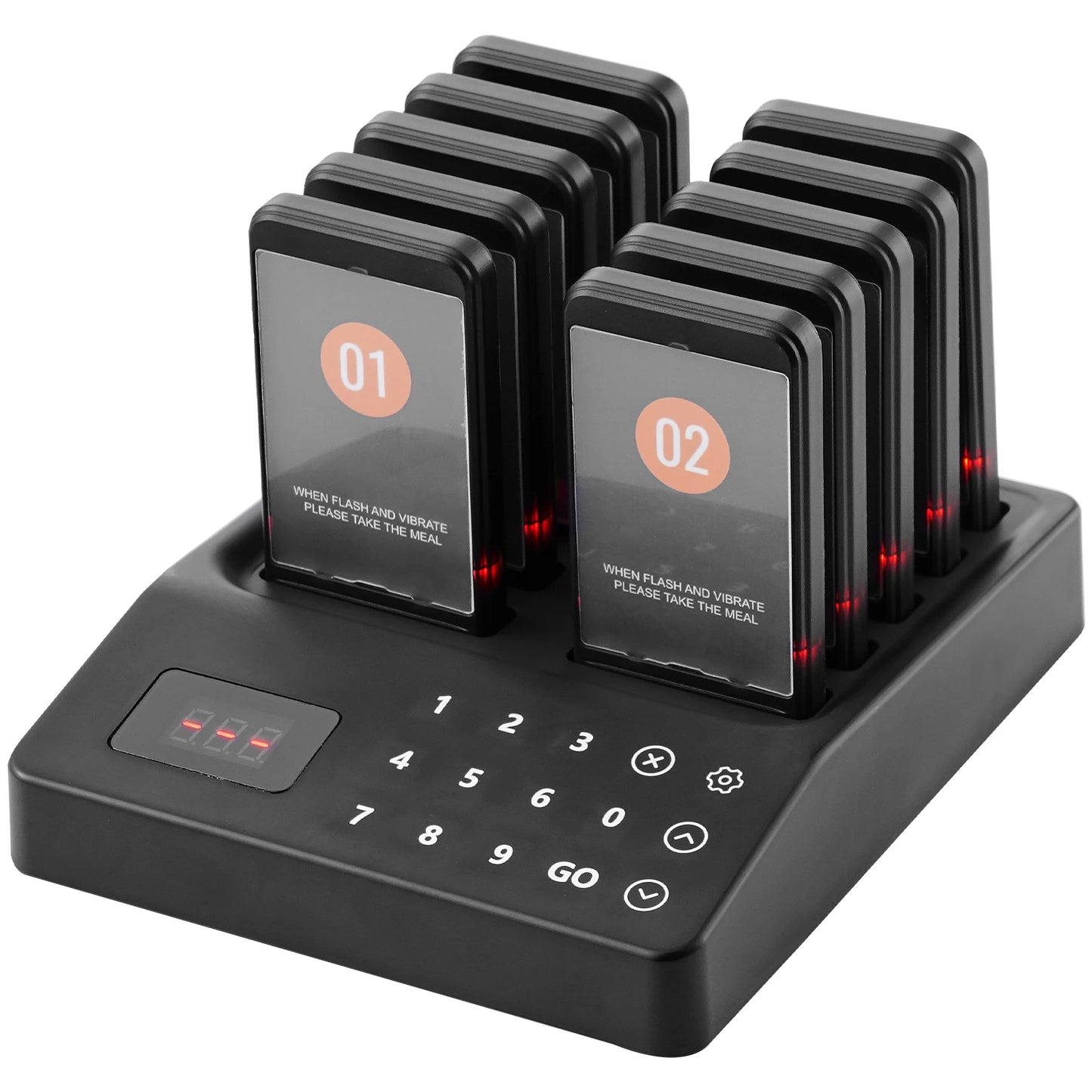 SucceBuy Wireless Restaurant Buzzer Pager For Guest Paging