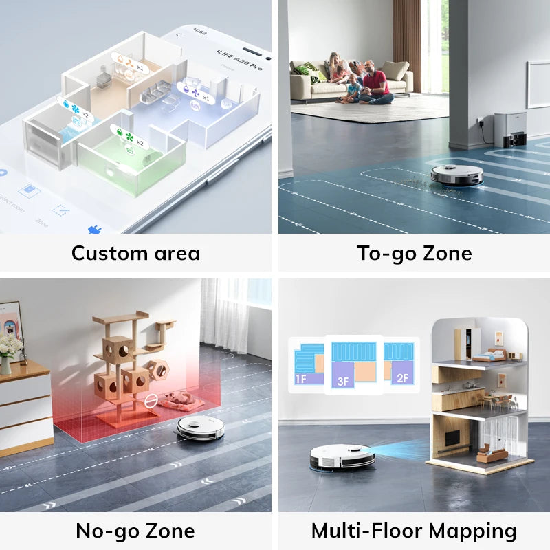 ILIFE A30 Pro Robot Vacuum and Mop Combo