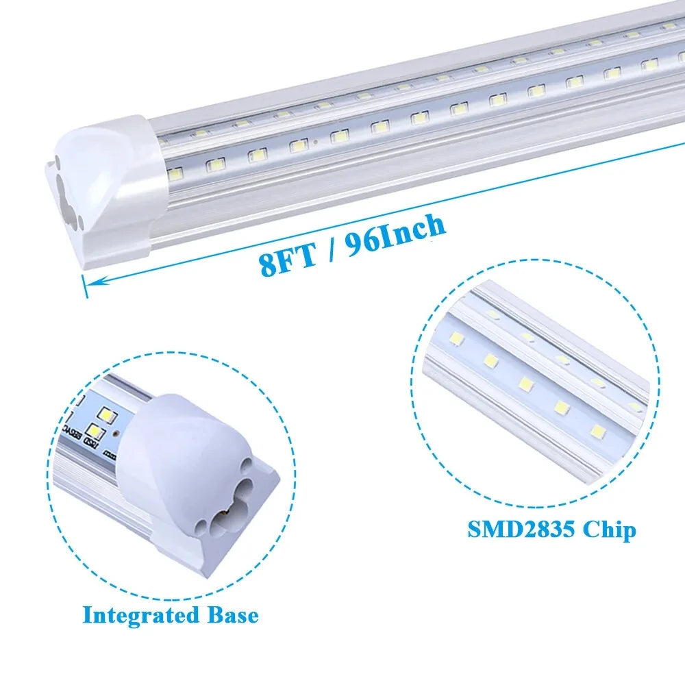BSK.BESTKA LED Shop Light 100W Linkable Integrated