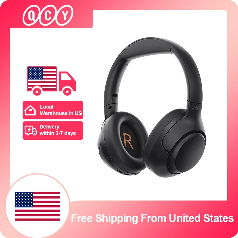 QC H3 ANC Wireless Headphones Bluetooth 5.4