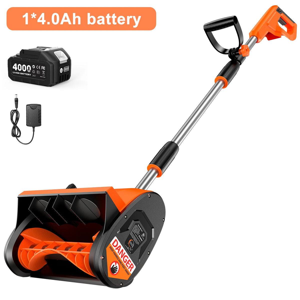 TaskStar Cordless Electric Snow Shovel Blower