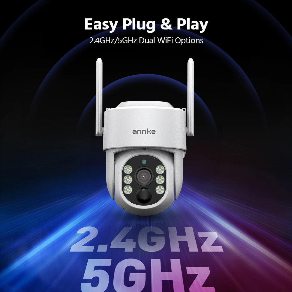 ANNKE Wireless Outdoor Security Camera With Night Vision