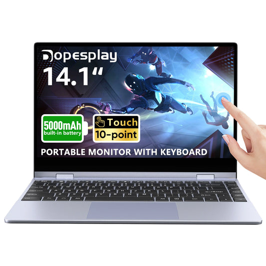 Dopesplay Touchscreen Monitor With Keyboard
