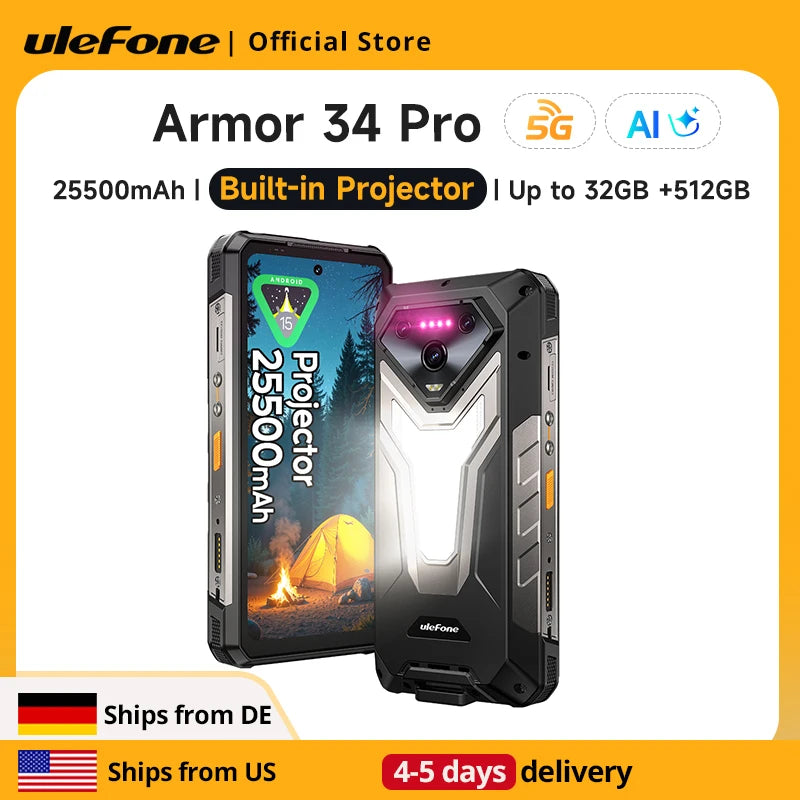 Ulefone Armor 34 Pro 5G Rugged Smartphone