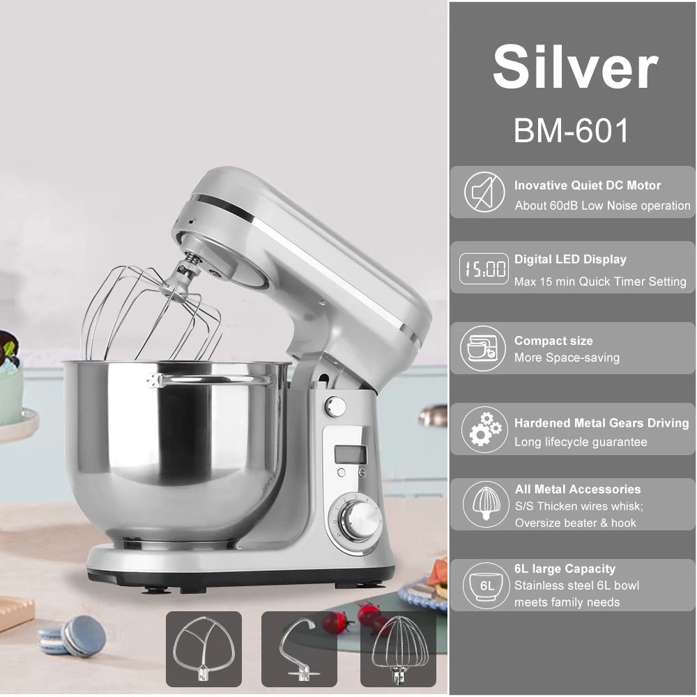 Biolomix Stand Mixer Blender 6 Speed 1200W