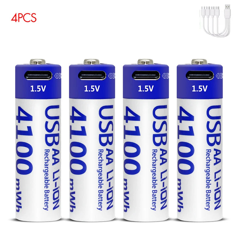 Kuugro 4100mWh USB Rechargeable Battery