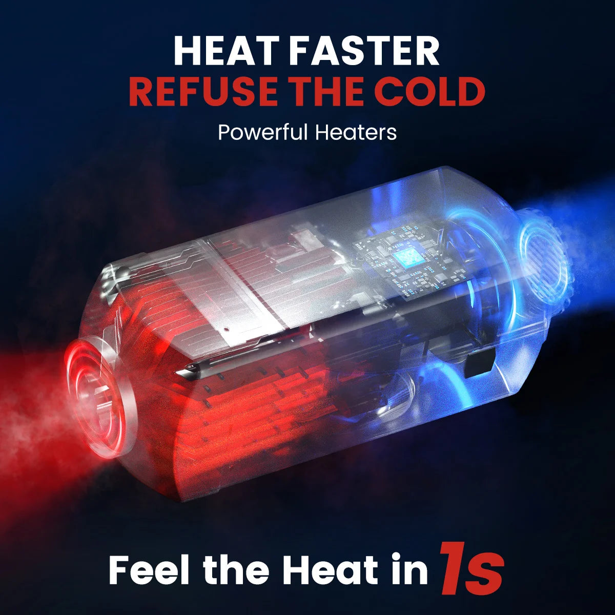 Hcalory 8KW Diesel Air Heater 12V 24V Bluetooth