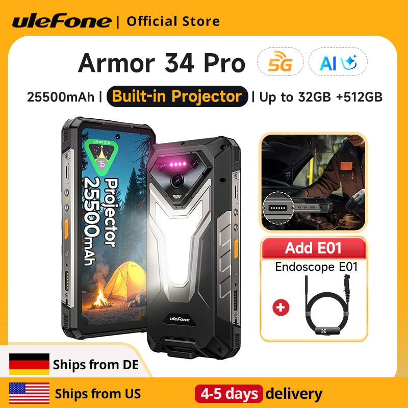 Ulefone Armor 34 Pro 5G Rugged Smartphone