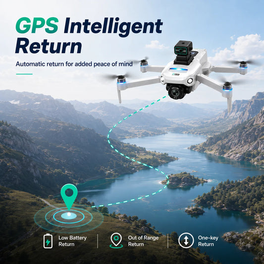 ZNLYRION S159 Brushless GPS Drone 8K Camera FPV