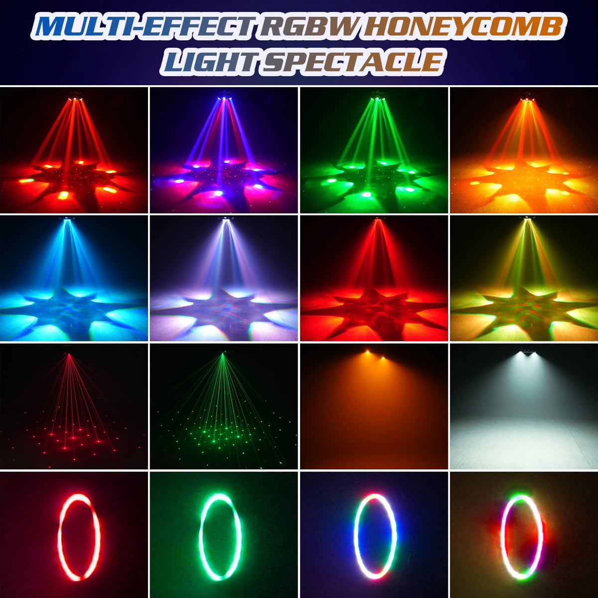 U'King 6-Arm Moving Head DJ Stage Light