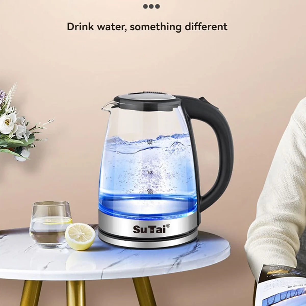 Automatic Shut Off Glass Electric Water Kettle