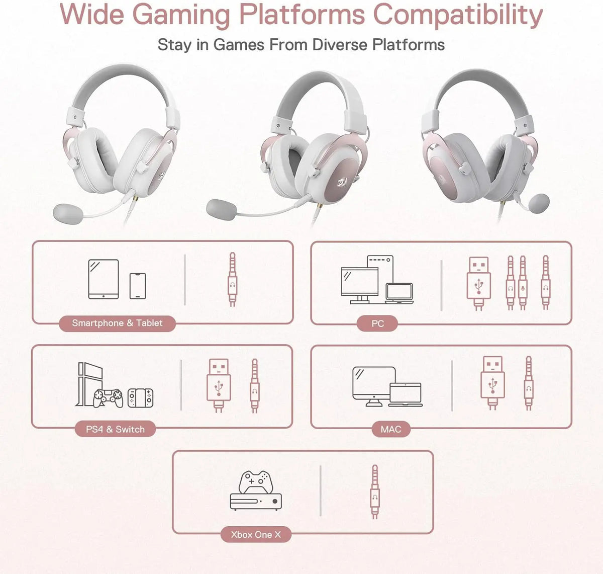 Redragon H510 Zeus Wired Gaming Headset With Microphone