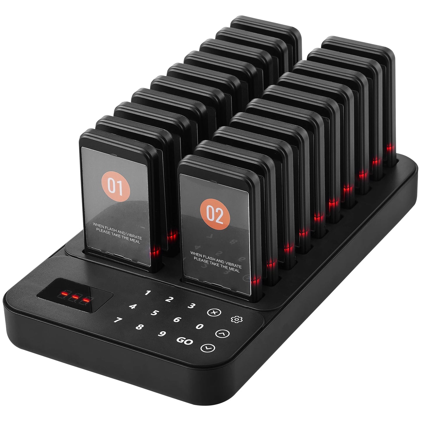 SucceBuy Wireless Restaurant Buzzer Pager For Guest Paging