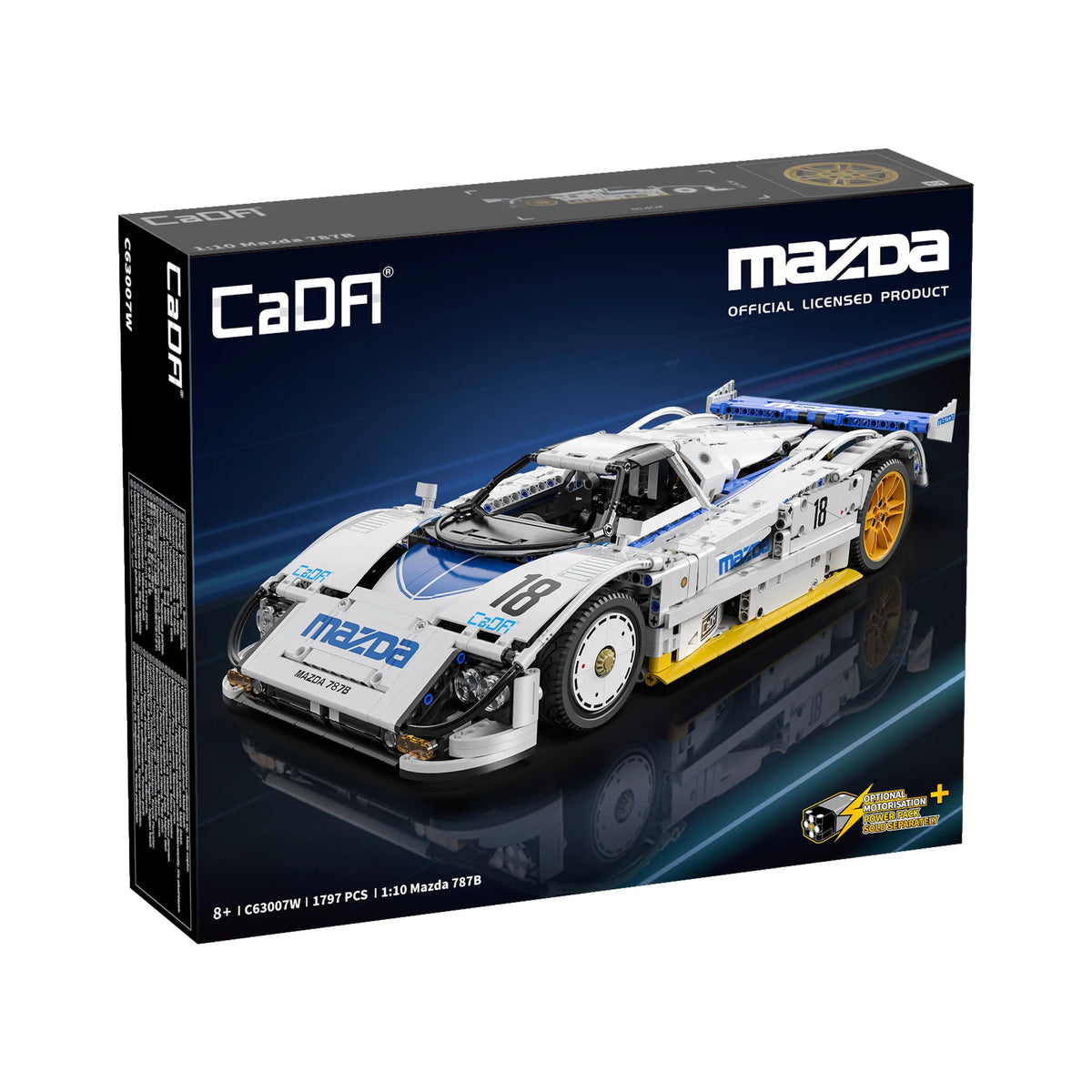 CaDA Mazda 787B Technical Racing Car Building Blocks