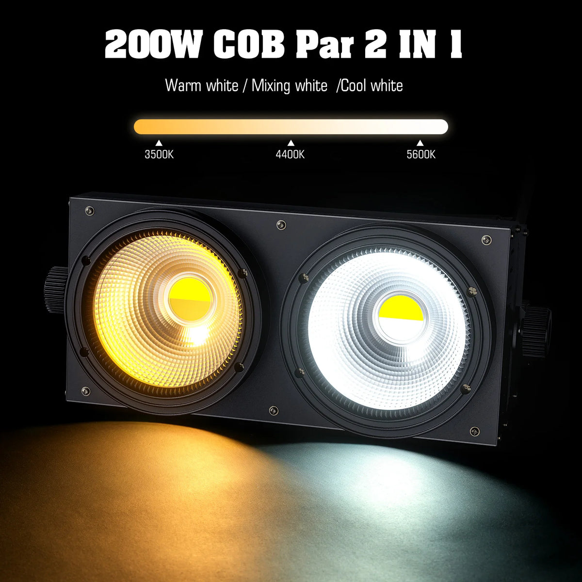U'King COB LED Blinder Stage Light