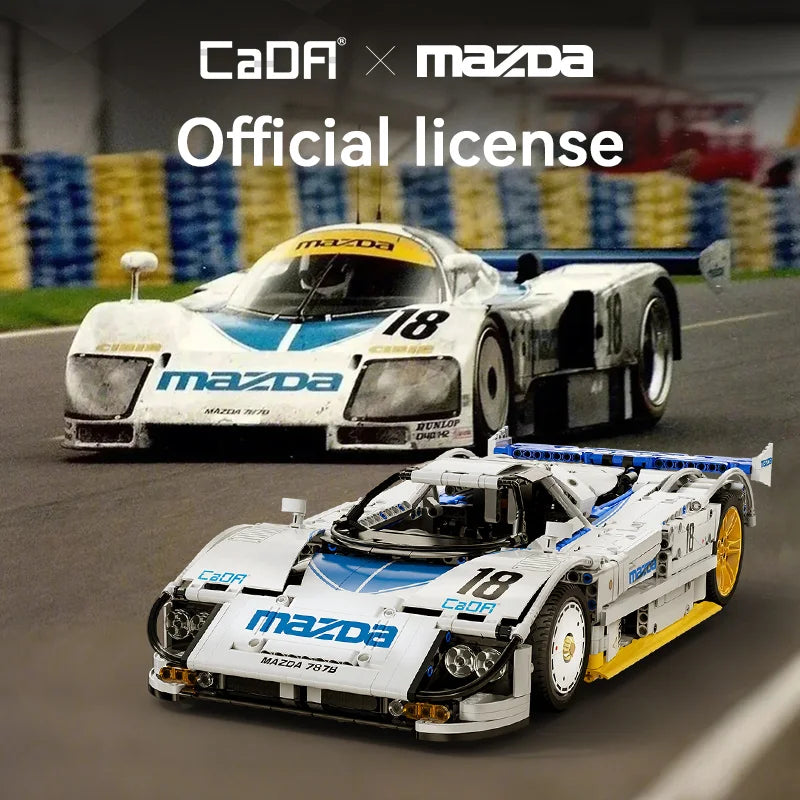 CaDA Mazda 787B Technical Racing Car Building Blocks