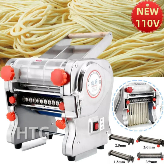 Electric Pasta Maker 550W Stainless Steel Noodle Machine