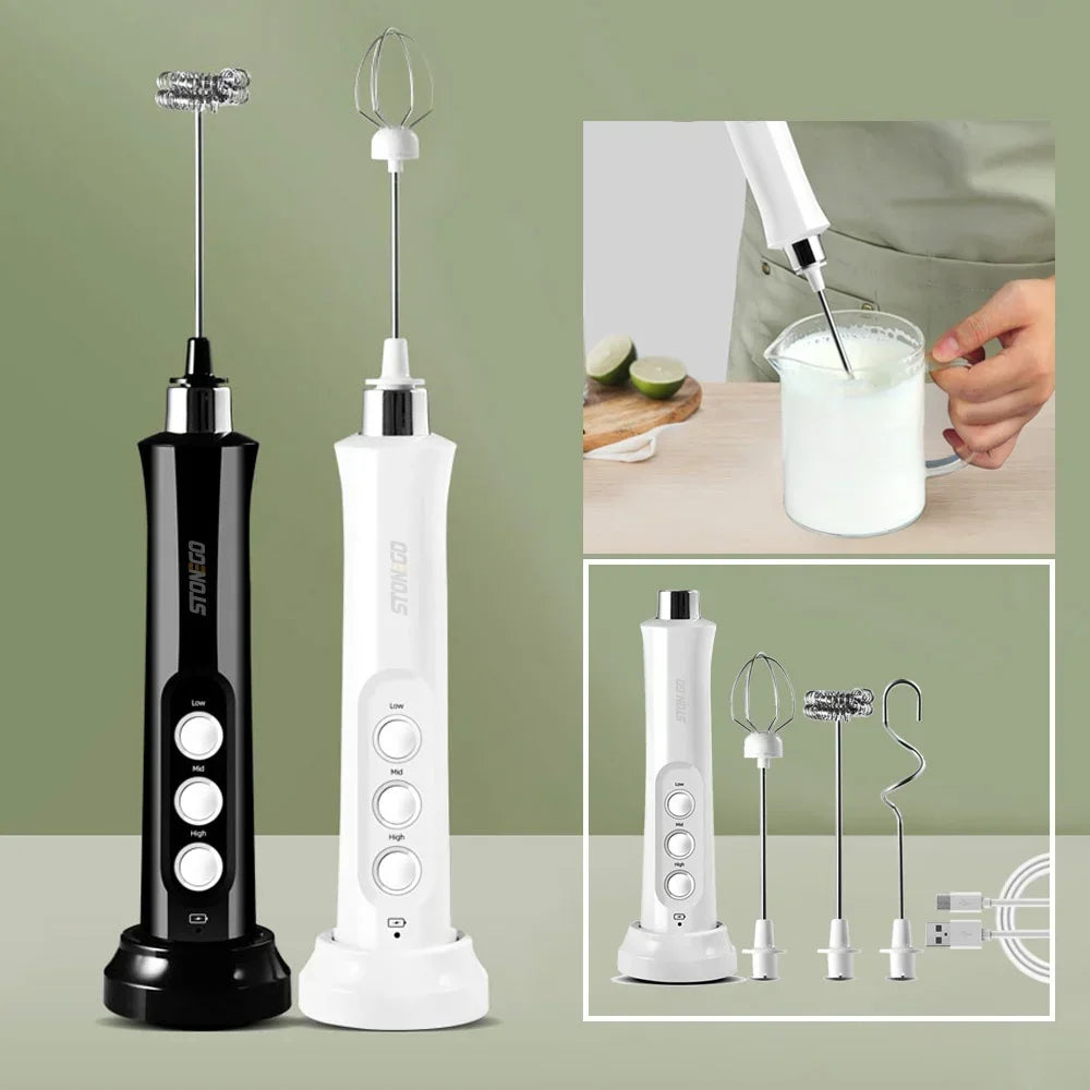 Stonego USB Rechargeable Electric Milk Frother
