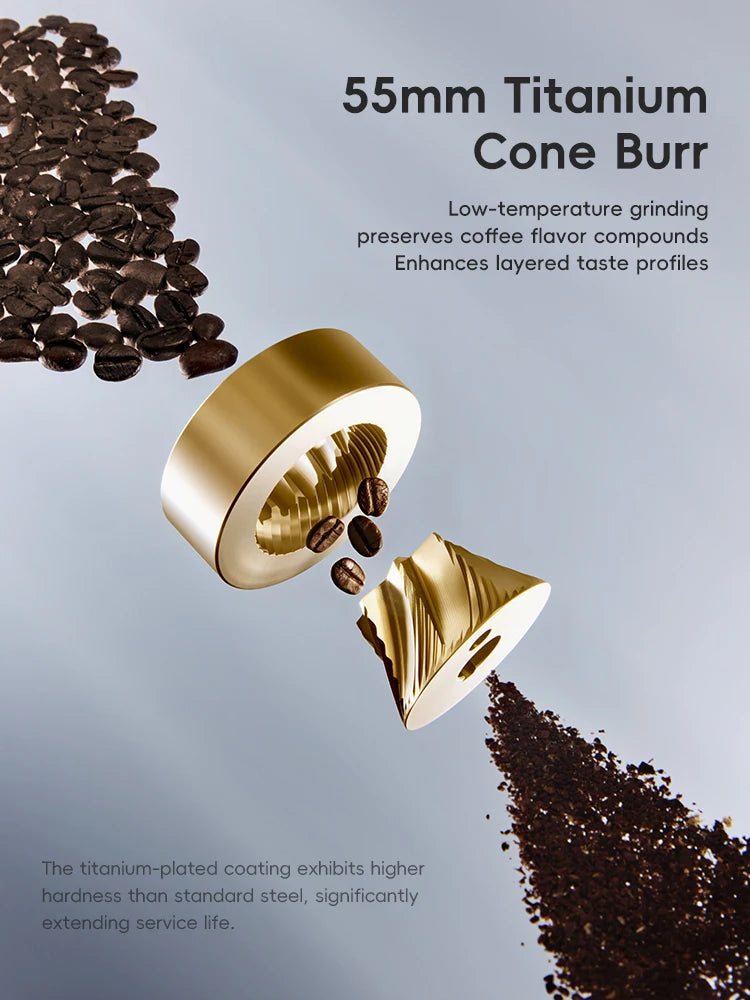 Starseeker Electric Conical Burr Coffee Grinder