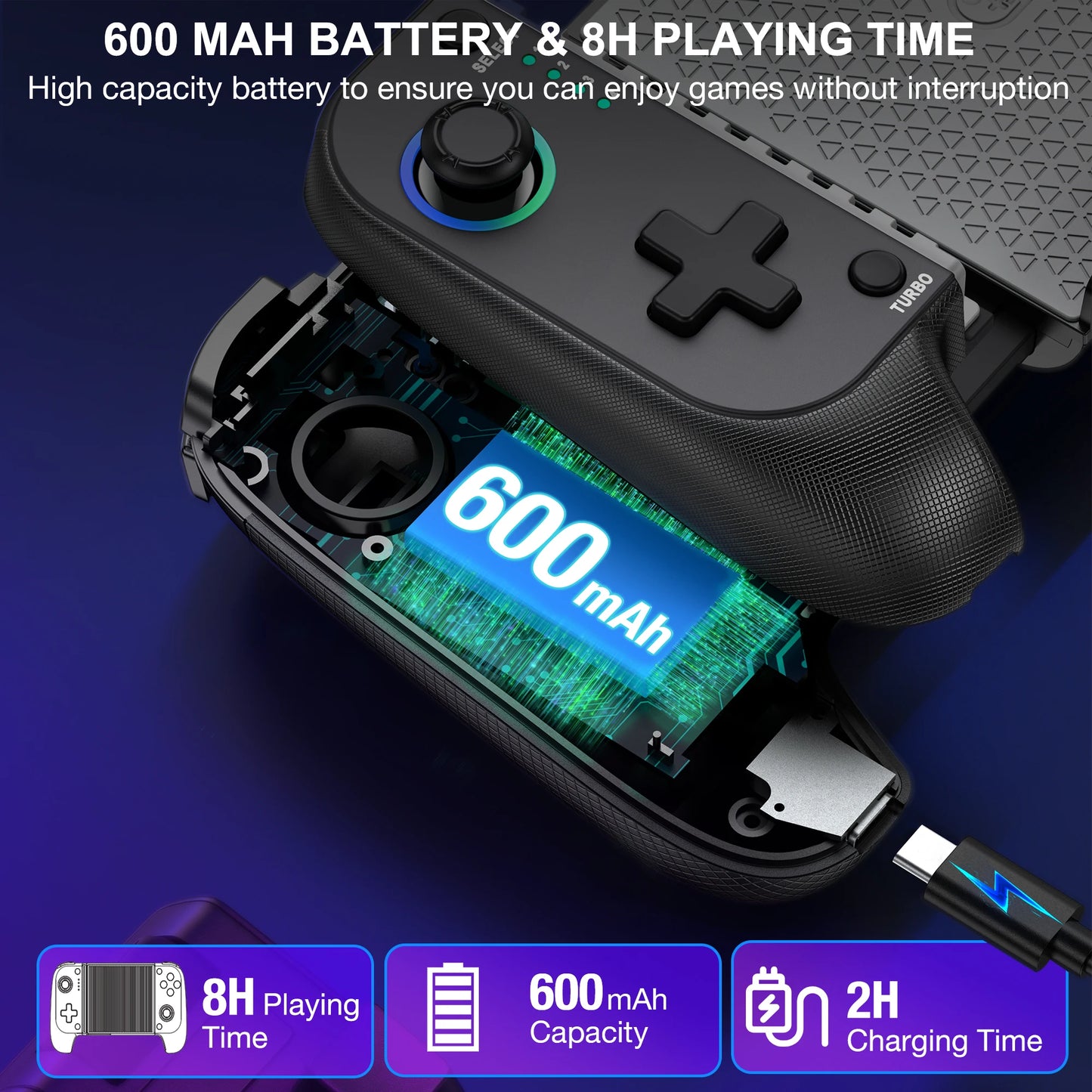 Beboncool MC100 Wireless Bluetooth Gamepad For iOS Android