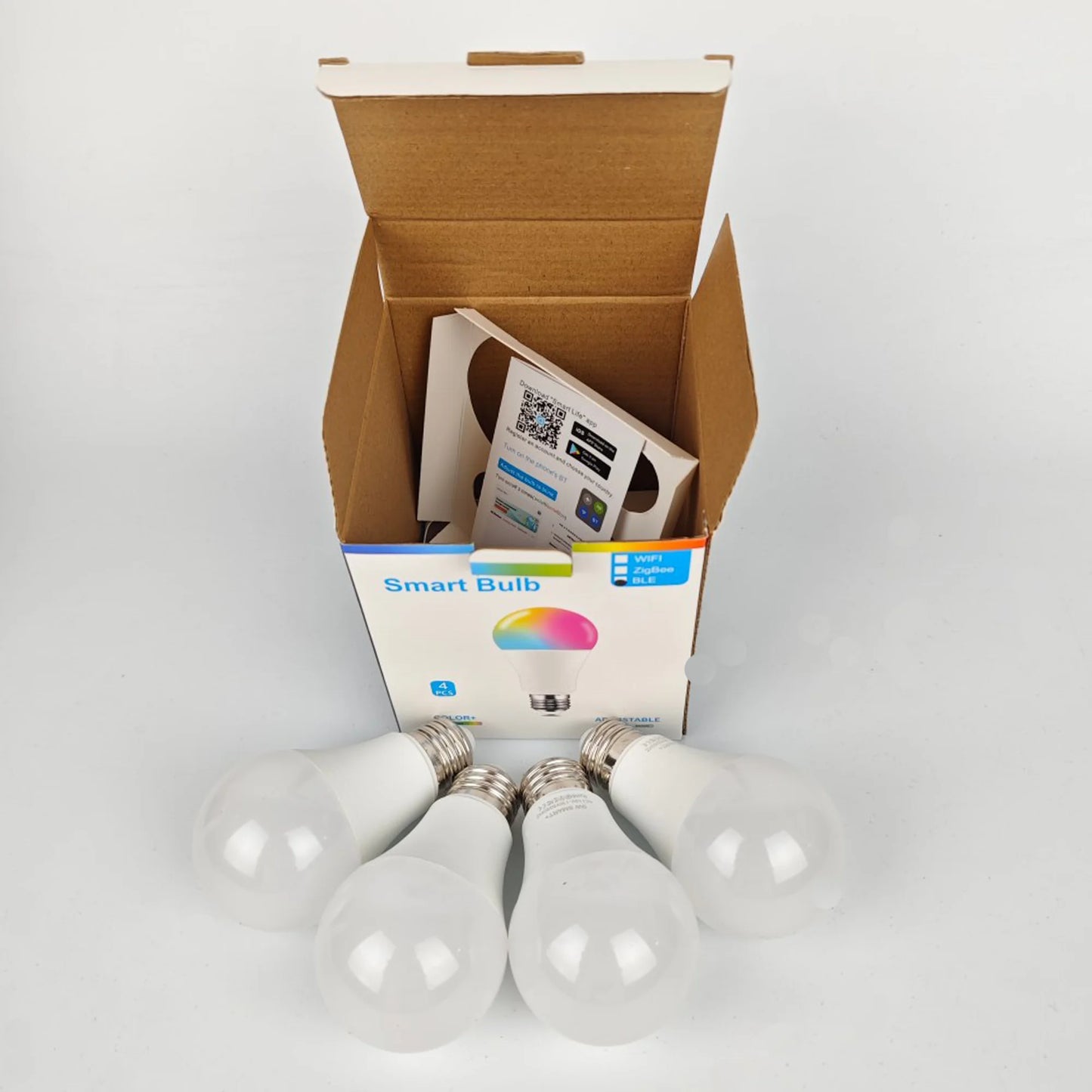 Smeileas RGBCW Smart Light Bulbs With App Control