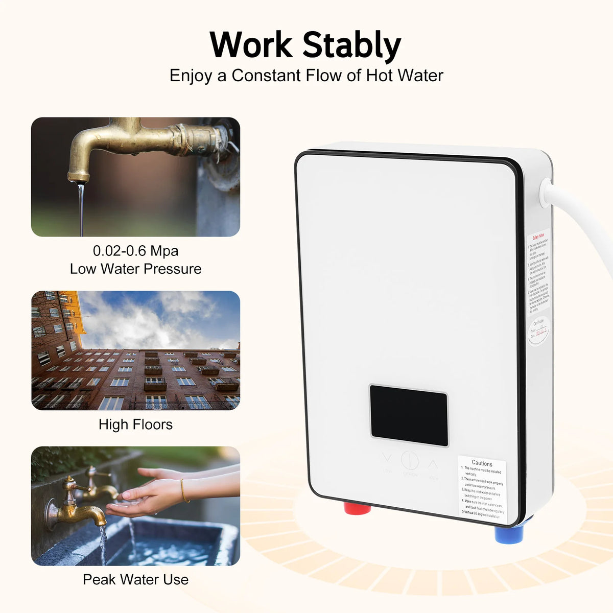 Sweetmile 4500W Instant Electric Water Heater
