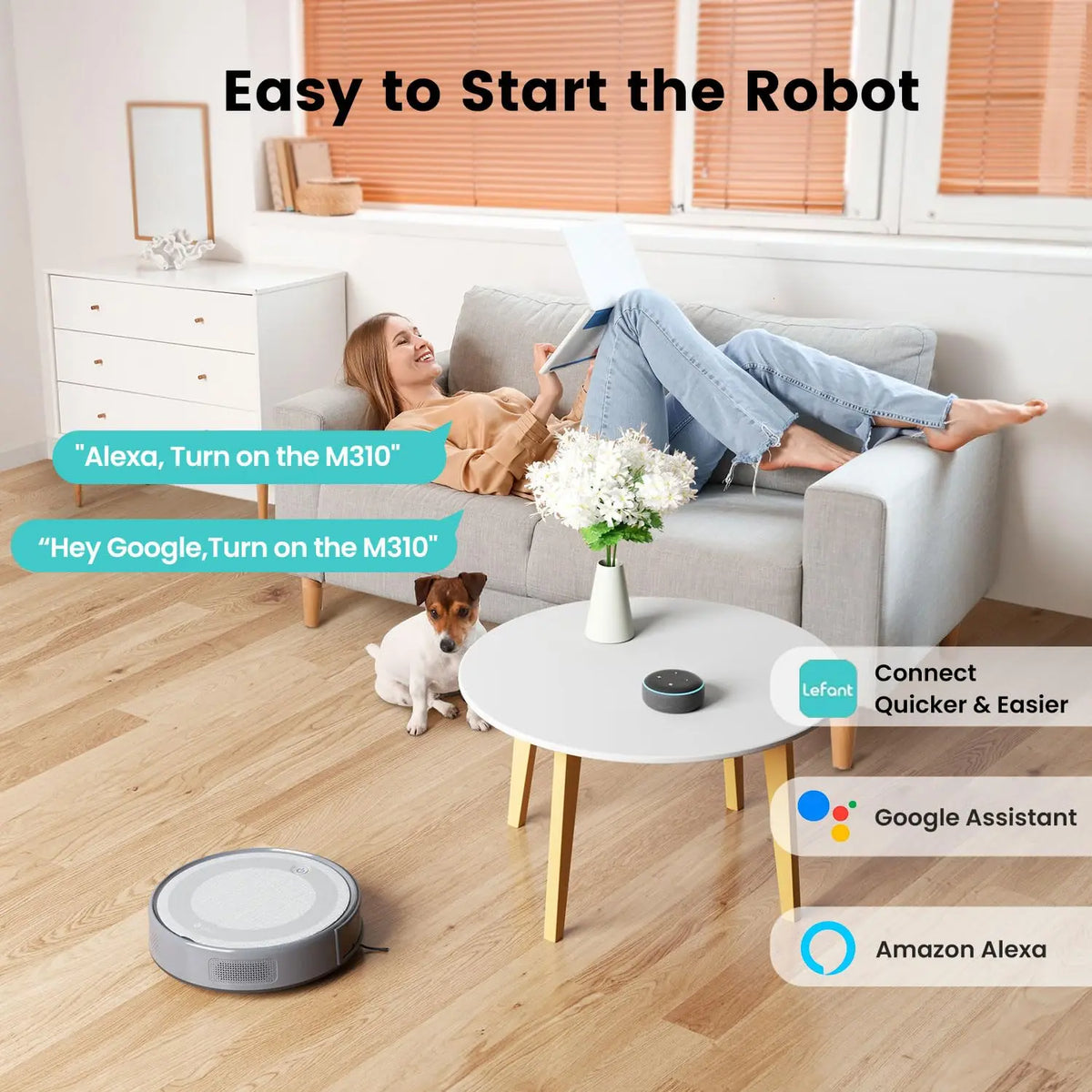 Lefant M310 Robot Vacuum Cleaner With Smart Control