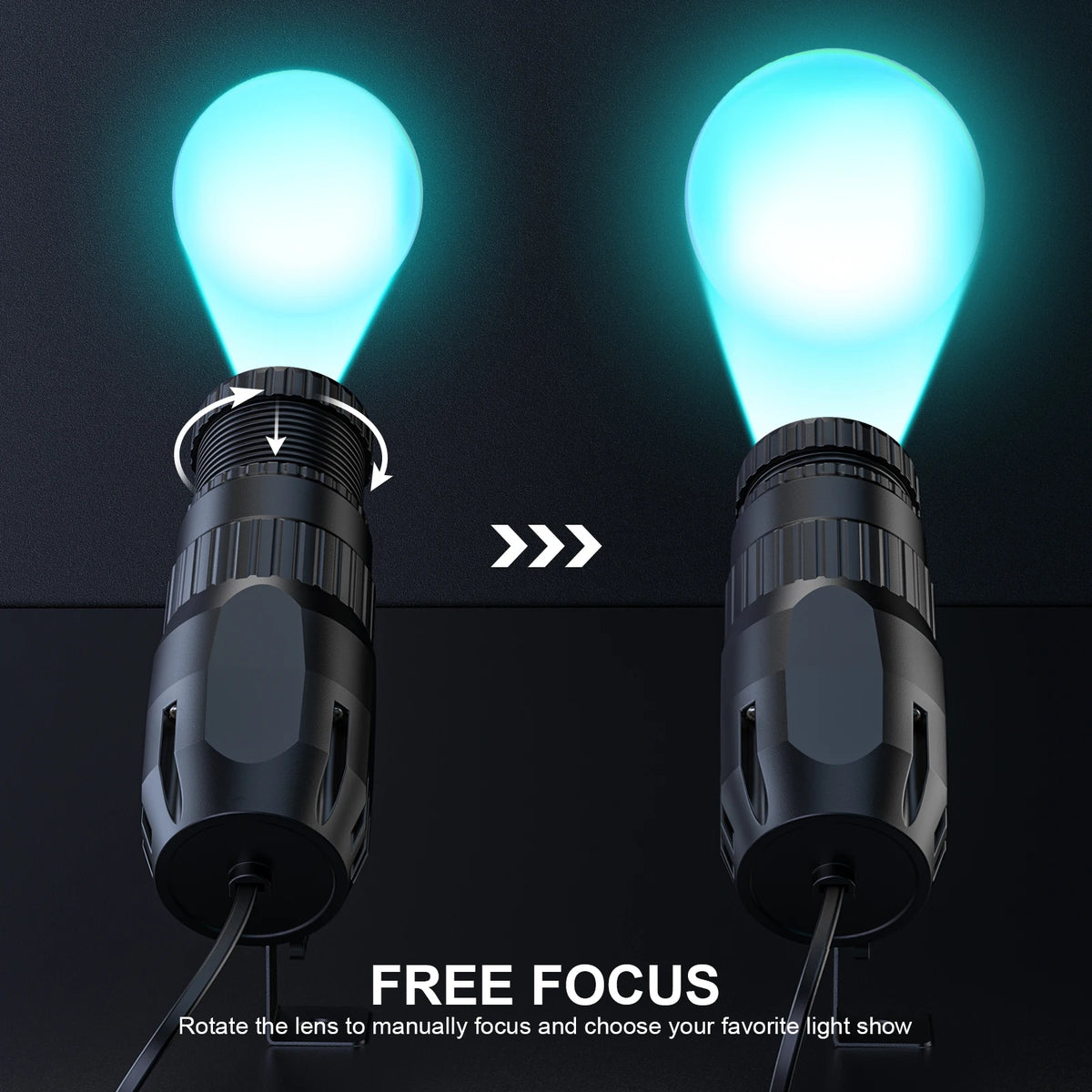 U'King RGBW LED Stage Spotlight With Remote