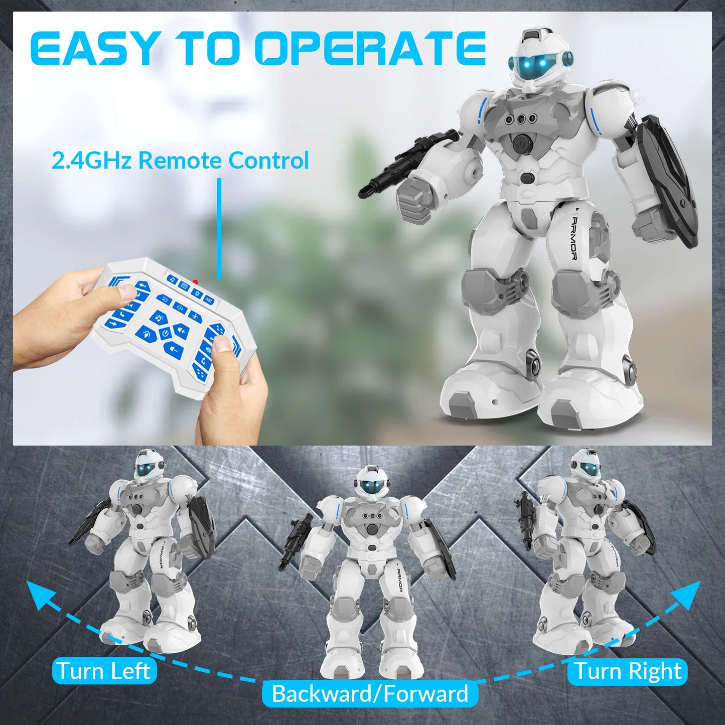 EXHOBBY Programmable Gesture Sensing RC Robot For Kids
