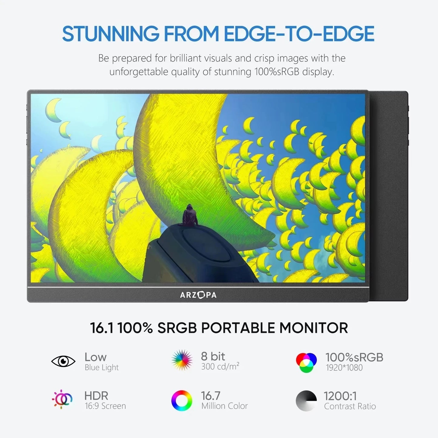Arzopa Z1C Portable Monitor 1080P