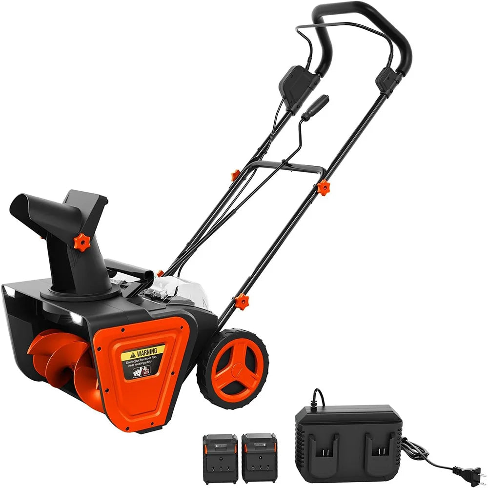 Cordless Brushless Electric Snow Blower With Lights