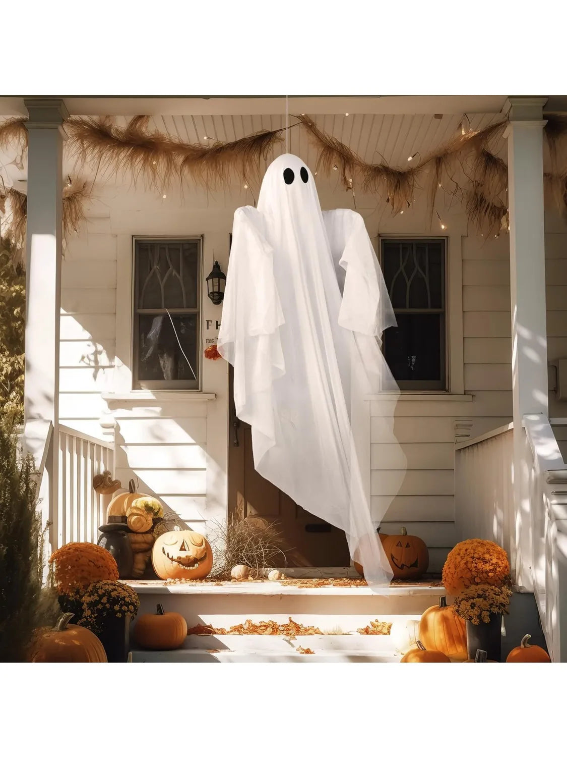 Light Up Halloween Hanging Ghost Decoration