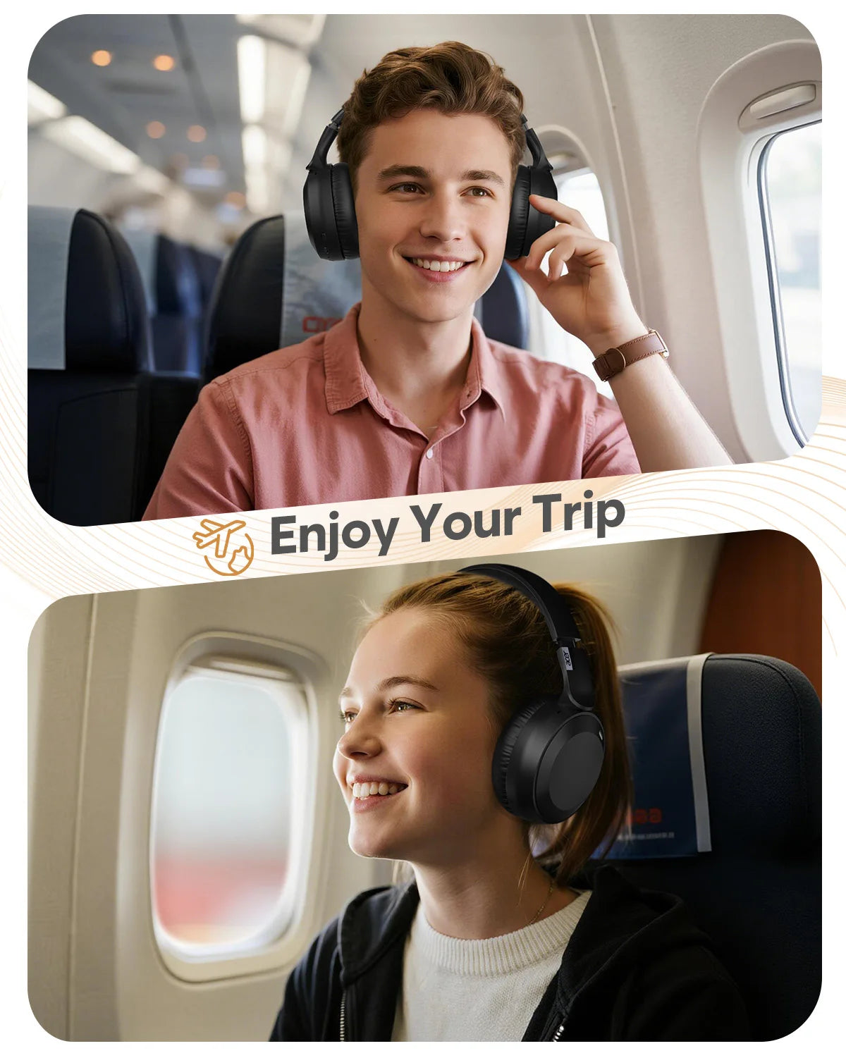 Acer OHR205 Wireless Bluetooth 6.0 Over Ear Headphones