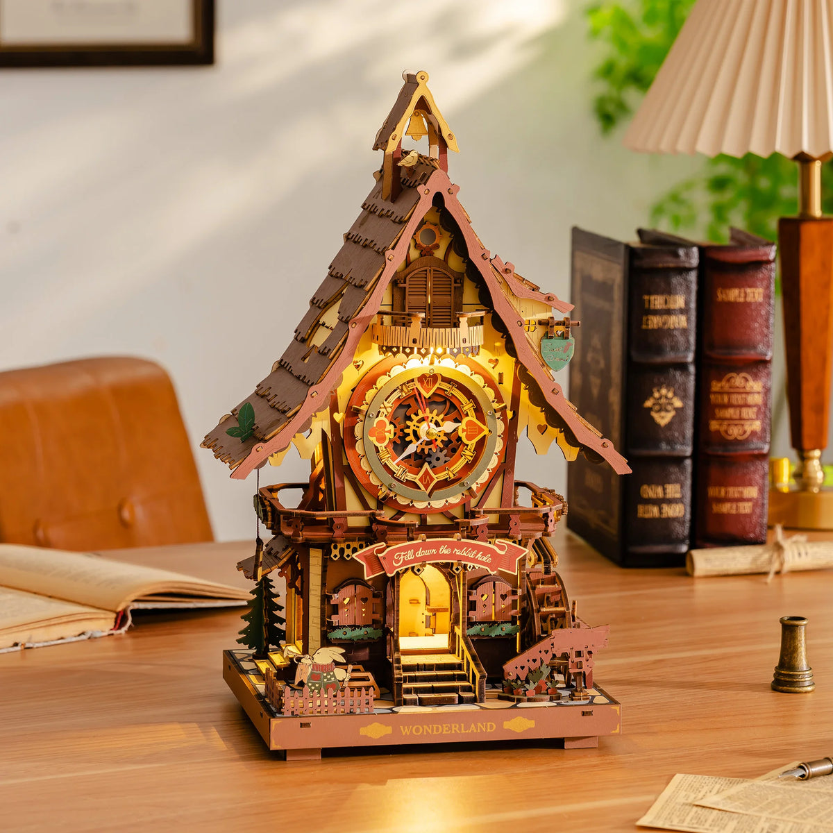 ROKR Wooden 3D Cuckoo Clock Mechanical Building Kit