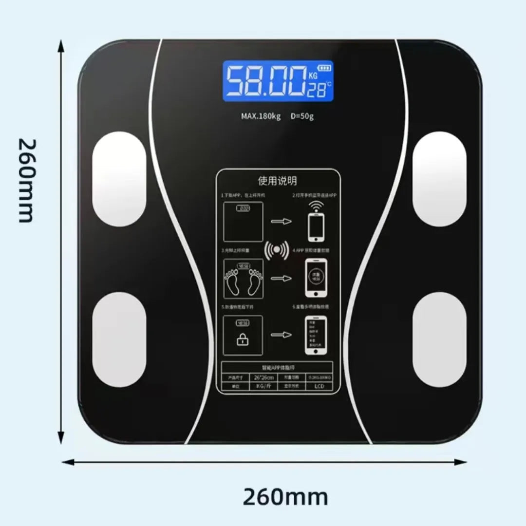USB Body Fat Scale Digital Weighing Scale