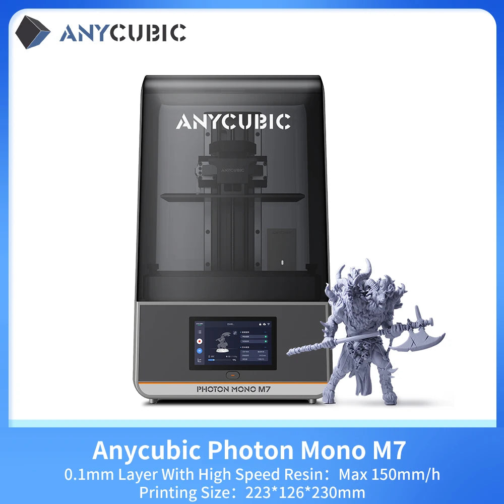 ANYCUBIC DLP SLA LCD Resin 3D Printer Photon Mono 4, Photon Mono M7, M7 Pro, Photon P1, Photon P1 Max, Wash and Cure 3 Plus, Max