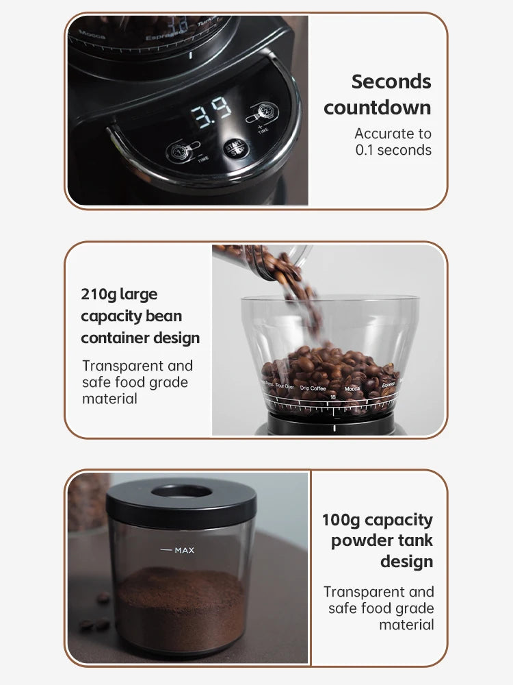 HiBREW Automatic Burr Electric Coffee Grinder