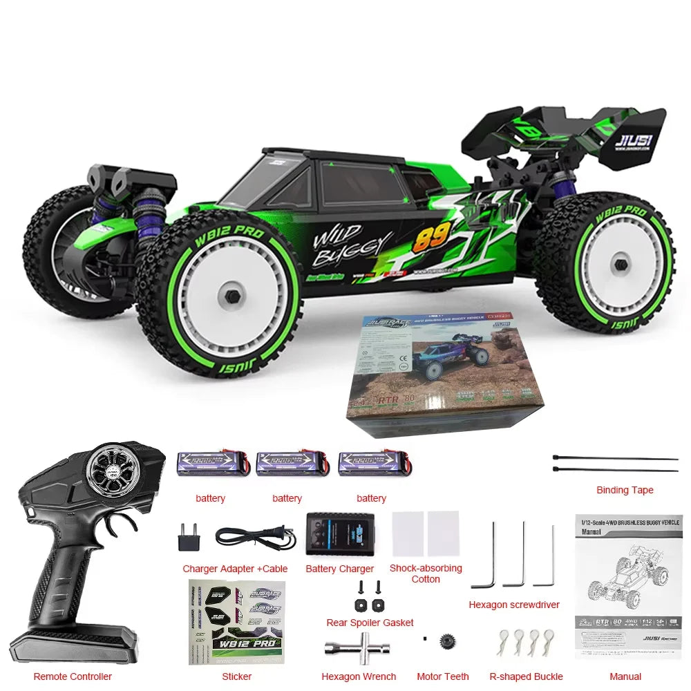 Jiusi Wb12 Pro Brushless 4wd Racing Rc Car