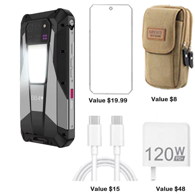 Unihertz Tank 3 Pro Rugged Projector Smartphone