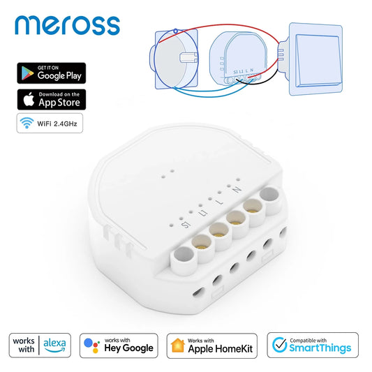 Meross InWall Smart Switch WiFi HomeKit 1 Gang 1 Way