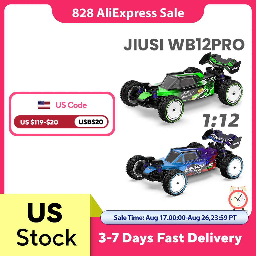 Jiusi Wb12 Pro Brushless 4wd Racing Rc Car