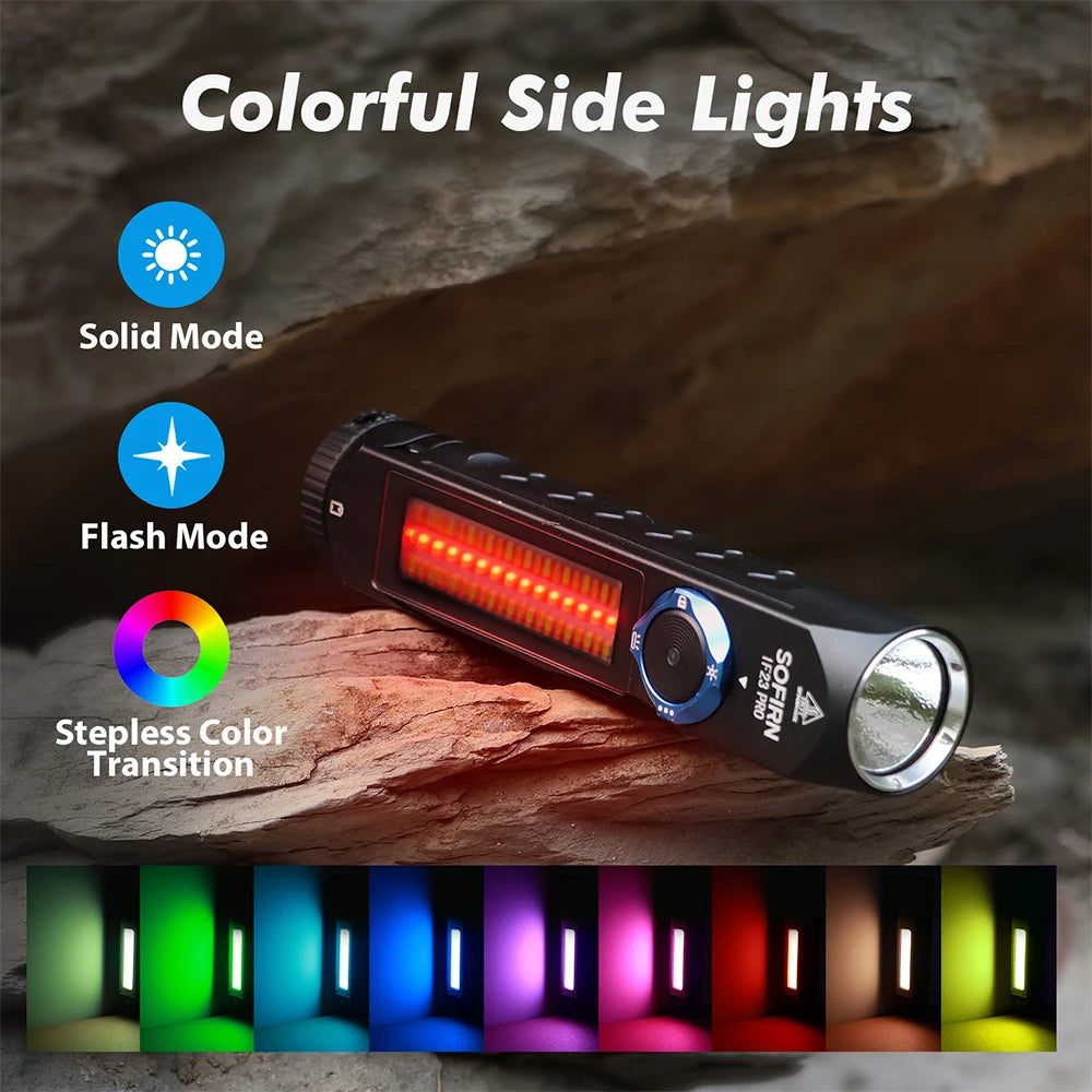 Sofirn IF23 Pro RGB Rechargeable LED Flashlight