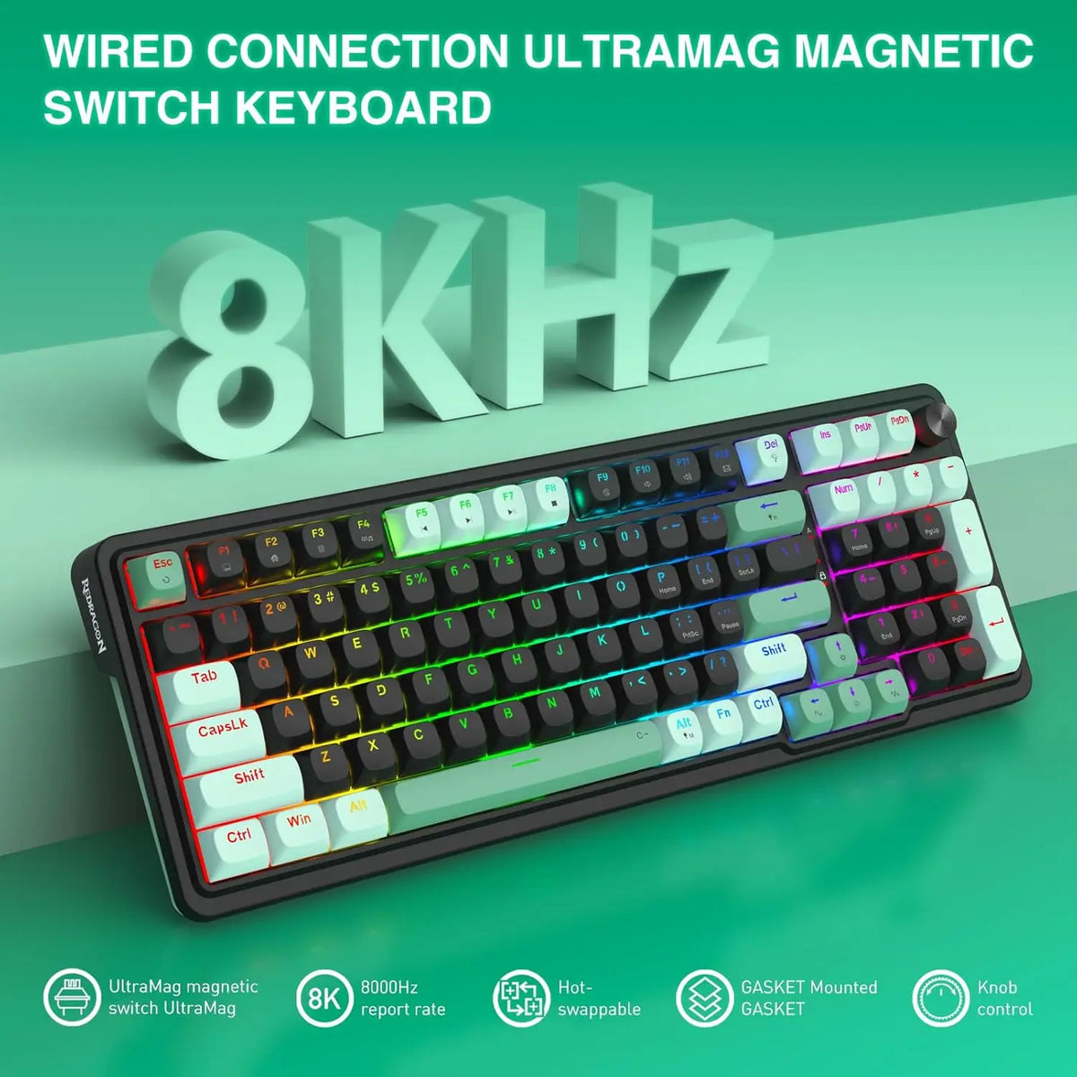 Redragon Magnetic Gaming Wired Mechanical Keyboard