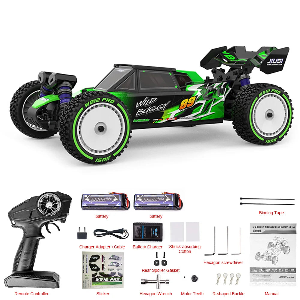 Jiusi Wb12 Pro 1/12 Brushless 4WD RC Offroad Car