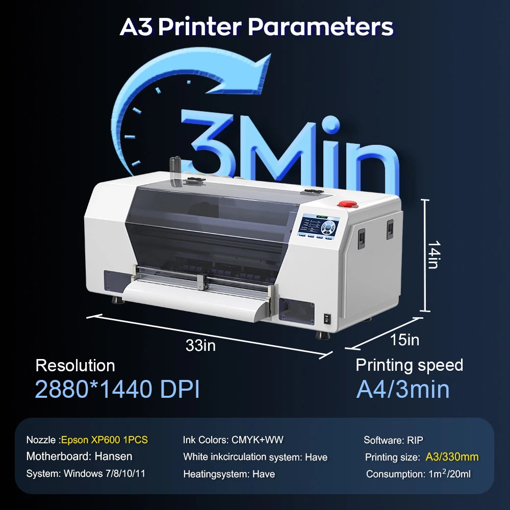 Direct To Film T Shirt Printing Machine