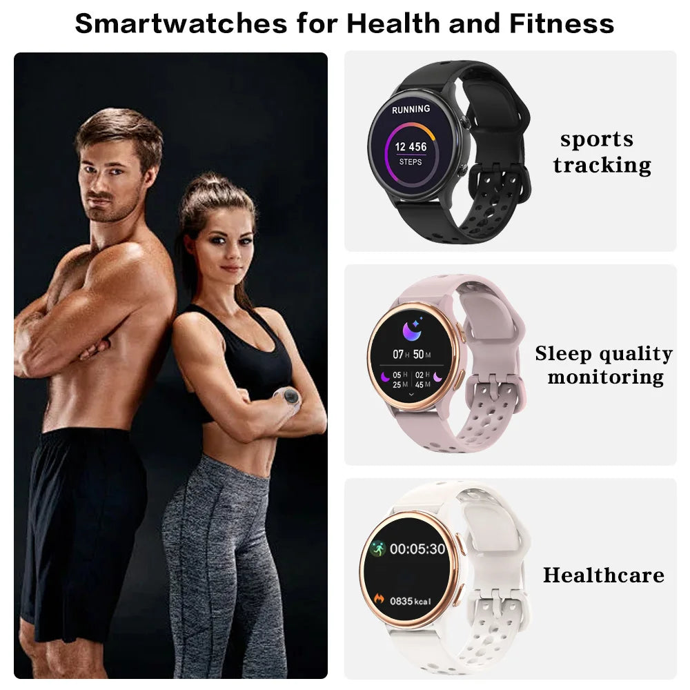 Smartwatch for Women Fitness Tracker for iPhone and Android