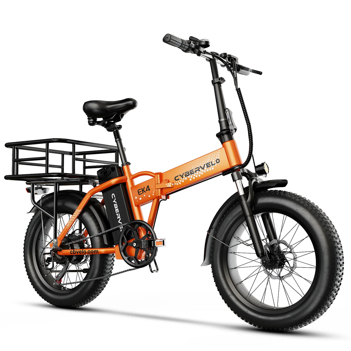 Cybervelo Folding Fat Tire Electric Bike