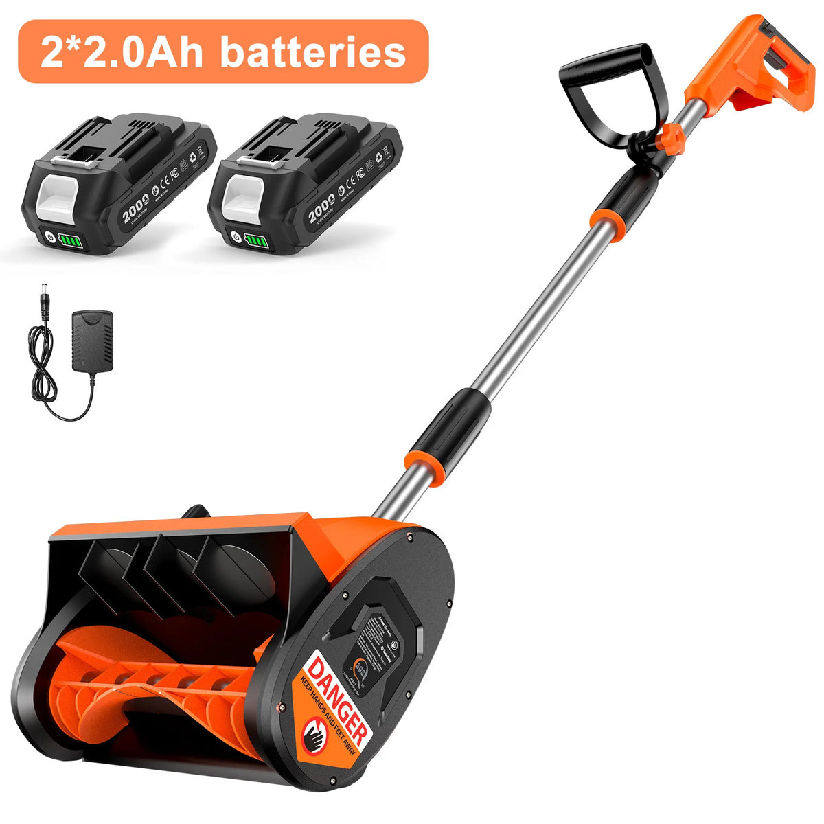 TaskStar Cordless Electric Snow Shovel Blower